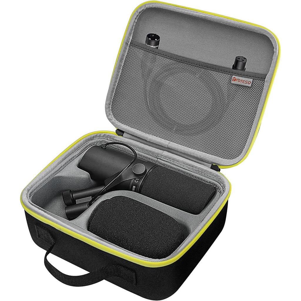 Shure SM7B และเคสไมโครโฟน Podcast - วัสดุ EVA แบบแข็ง ซิปสองทาง ขนาดกะทัดรัดสําหรับการเดินทางง่าย - 