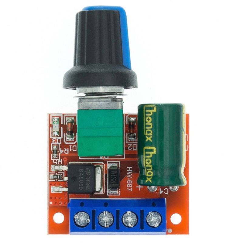 Maygp Mini 5A 90W PWM DC มอเตอร์ควบคุมความเร็วโมดูล DC-DC 5V-35V ปรับตัวควบคุมควบคุม Governor สวิทช์