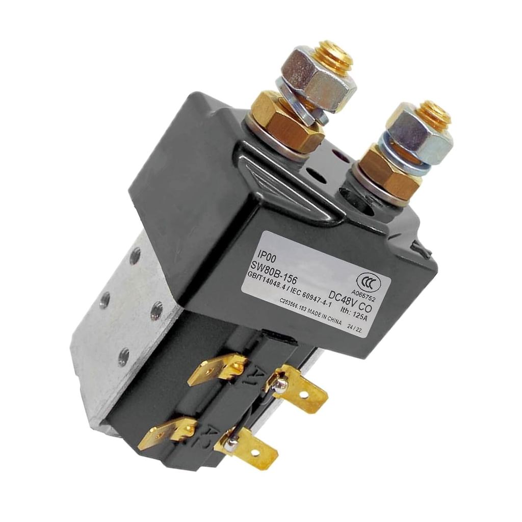 SW80B-156 คอนแทคเตอร์, 48V 125A สําหรับ Curtis ZAPI B4SW11 B4SW12 คอนโทรลเลอร์, รถยกไฟฟ้า/กอล์ฟโซลิน