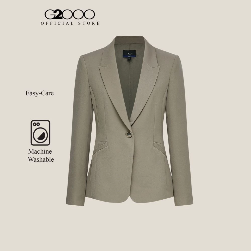 G2000 เสื้อสูทสำหรับผู้หญิง ทรง Slim Fit รุ่น 5621100319 BEIGE