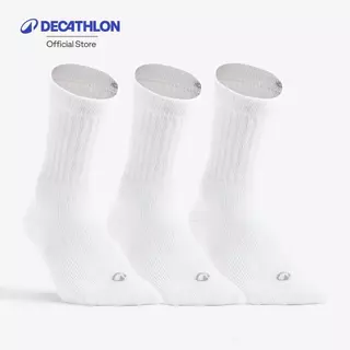 Decathlon High Tennis Socks Tri-Pack Rs 500 ถุงเท้าเทนนิสข้อสูง รุ่น Rs 500 แพ็ค 3 คู่