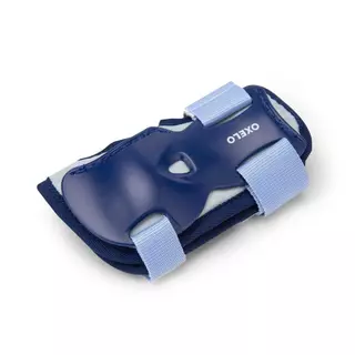 Decathlon Kids' Skating Scooter Skateboard Protectors Set Play ชุดสนับป้องกันเด็กเล่นอินไลน์สเก็ตรุ่น Play - Blue