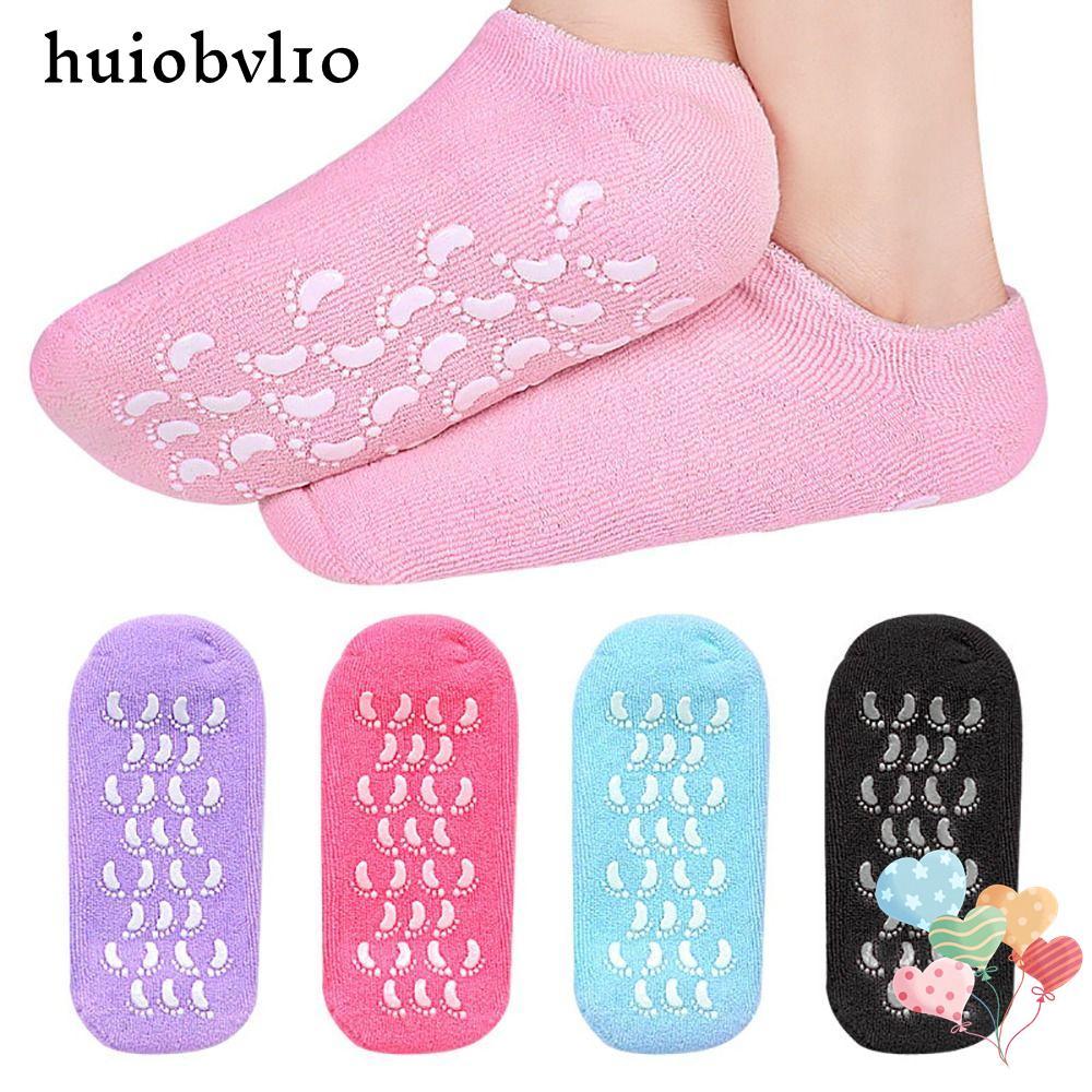 HUIOBVLTH ฟุตโลชั่นถุงเท้า, Pedicure Repairing Women Moisturizing Socks, Exfoliating Dry Cracked Reu