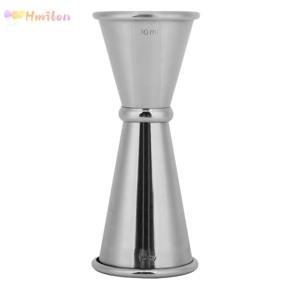 HMILON Bartending Jigger, การวัดการออกแบบสองหัวภายใน Didi Jigger, เครื่องดื่มสแตนเลส 304 พรีเมี่ยม J