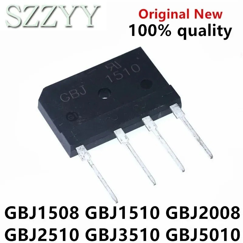 1-5PCS GBJ1508 KBJ1508 GBJ1510 KBJ1510 GBJ2510 KBJ2510 GBJ2008 GBJ3510 KBJ3510 GBJ5010 GBJ2508 Bridg