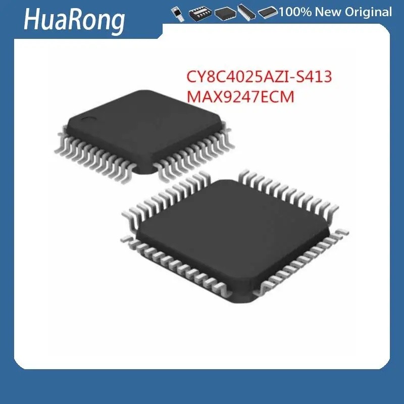5 ชิ้น/แบทช์ CY8C4025AZI-S413 CY8C4025AZI MAX9247ECM MAX9247 QFP48