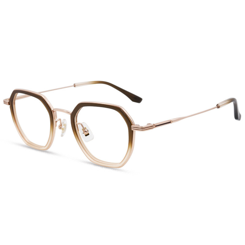 Ultra-Light TITANIUM Plus Plate Design Glasses Frame Unisex Optical Glasses TITANIUM