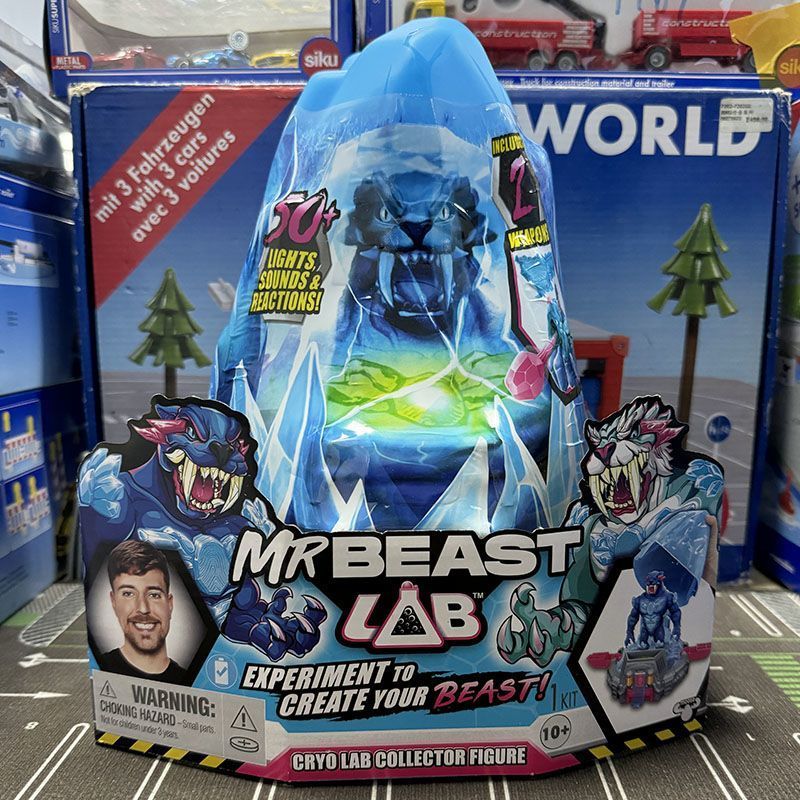 อเมริกัน MrBeast Lab Beast Frozen Lab Decompression ตุ๊กตาอินเทรนด์เล่น Mystery กล่องของเล่นคอลเลกชั