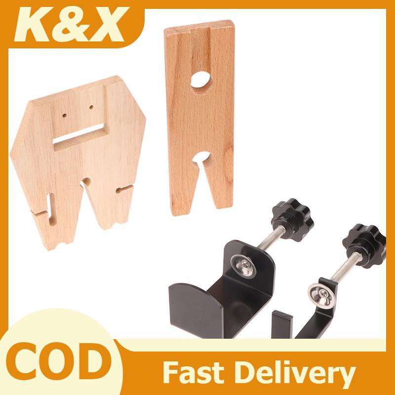 K & X 1 ชุด Bench Pin Clamp V-Slot Fixing คลิปสําหรับ Workbench ไม้ปรับเครื่องประดับ CLAMP เครื่องมื