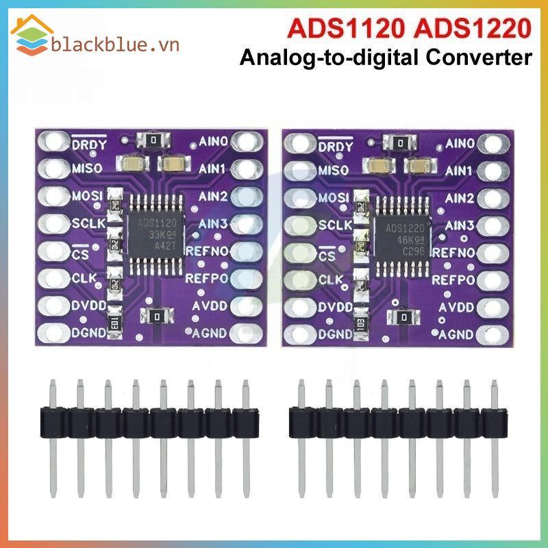 BBLUE 16Bit 24Bit โมดูล ADS1120 ADS1220 ADC ประสิทธิภาพสูงสําหรับบูรณาการเซ็นเซอร์และการทดลองที่แม่น