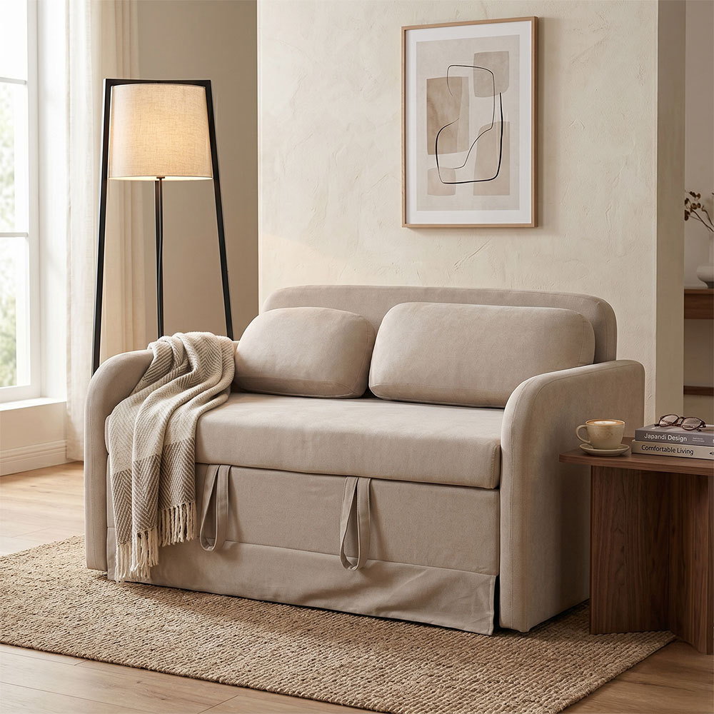 Koncept Furniture KC-PLAY/โซฟาเบดCLOUD/150/ครีม แบรนด์ KONCEPT FURNITURE