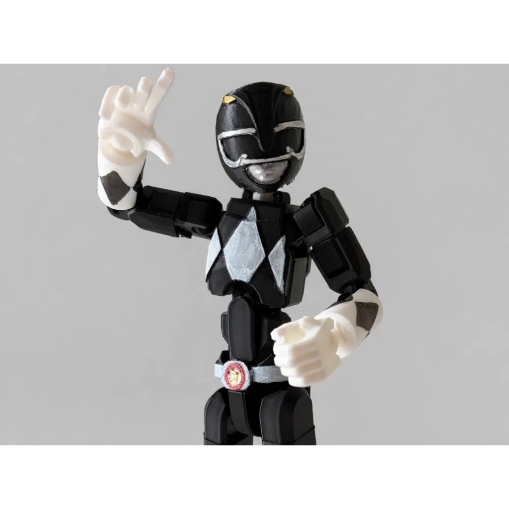 [Meow.sensei] Power Rangers Dummy 13 Black Rangers