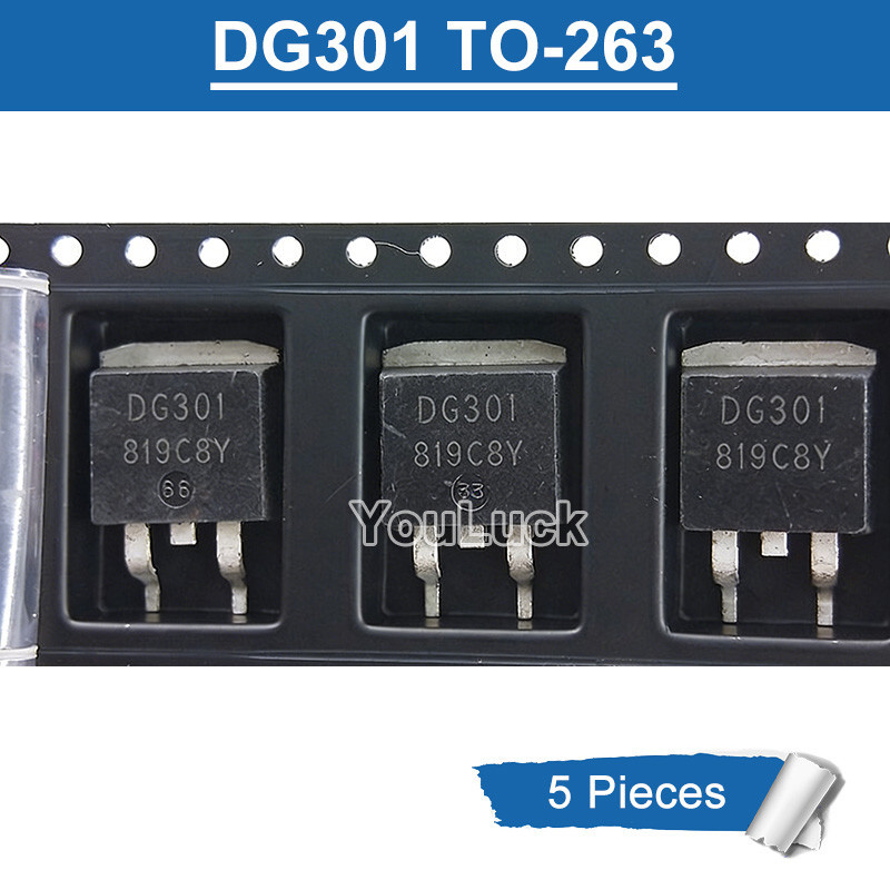 5 ชิ้น DG301 TO-263 MOSFET ทรานซิสเตอร์ใหม่