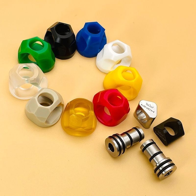Polygonal 510 Dripper Cyber v2 PC POM PEI PEEK วัสดุเหมาะสําหรับ SXK BB Box#多边形510滴嘴 Cyber v2 PC POM