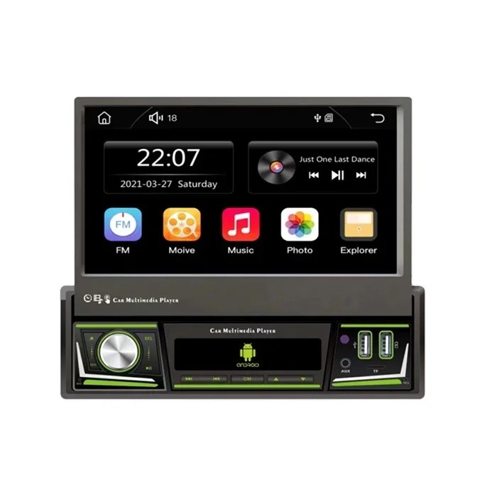 2BSA คุณภาพสูง Universal Touch Screen Double Din Android รถวิทยุ DVD Player 7 นิ้วรถสเตอริโอวิทยุ Dv