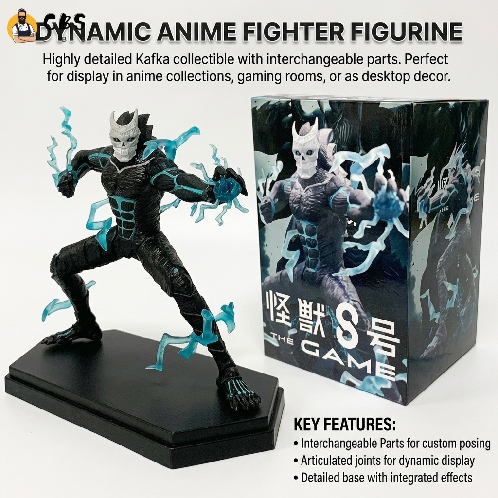 Monster 8 Kafka Gen2 Fighter Pose Action Figure รุ่น ABS PVC