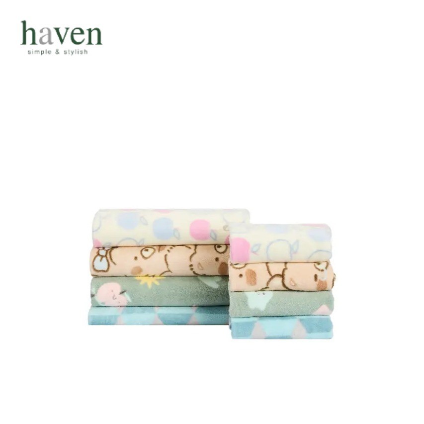 Haven ผ้าขนหนู Nano Velvet Print