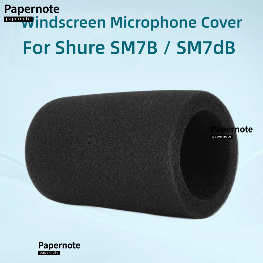 PAPERNOTE 1pcs ไมโครโฟน,เปลี่ยน Windproof Mic กระจก, Professional Flocked ฟองน้ําโฟม Pop Filter สําห