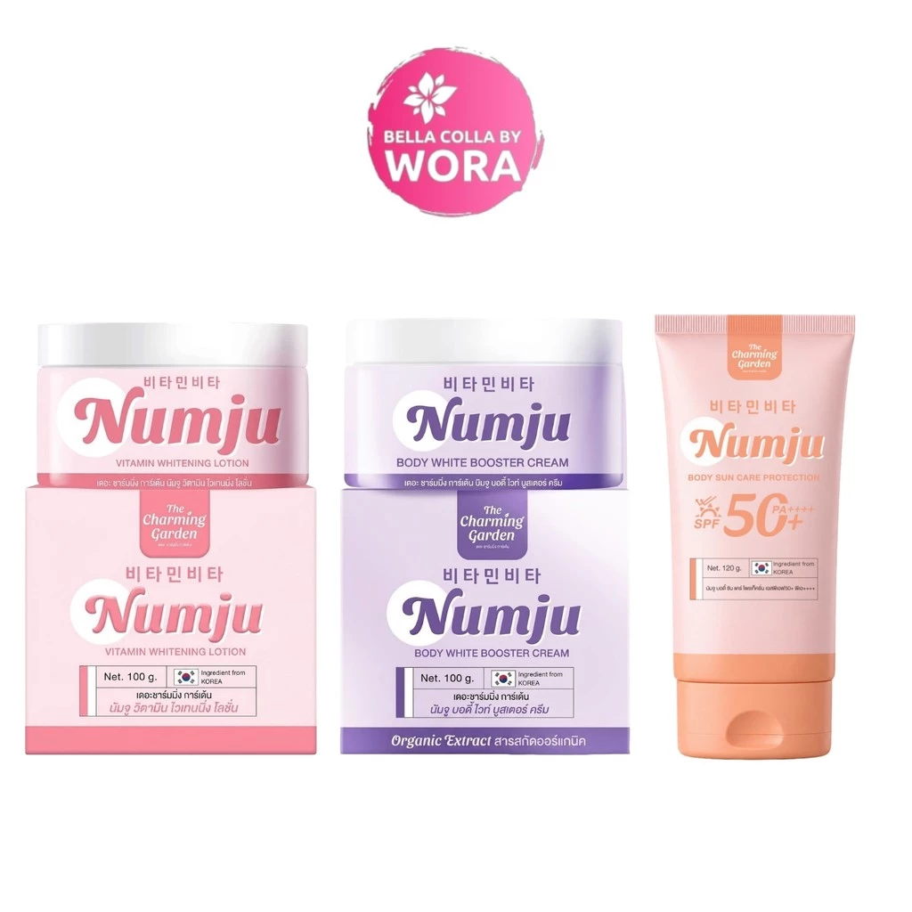 [เลือกสินค้า] Numju Vitamin Whitening Lotion นัมจู วิตามิน ไวเทนนิ่ง โลชั่น / Booster Cream / กันแดด