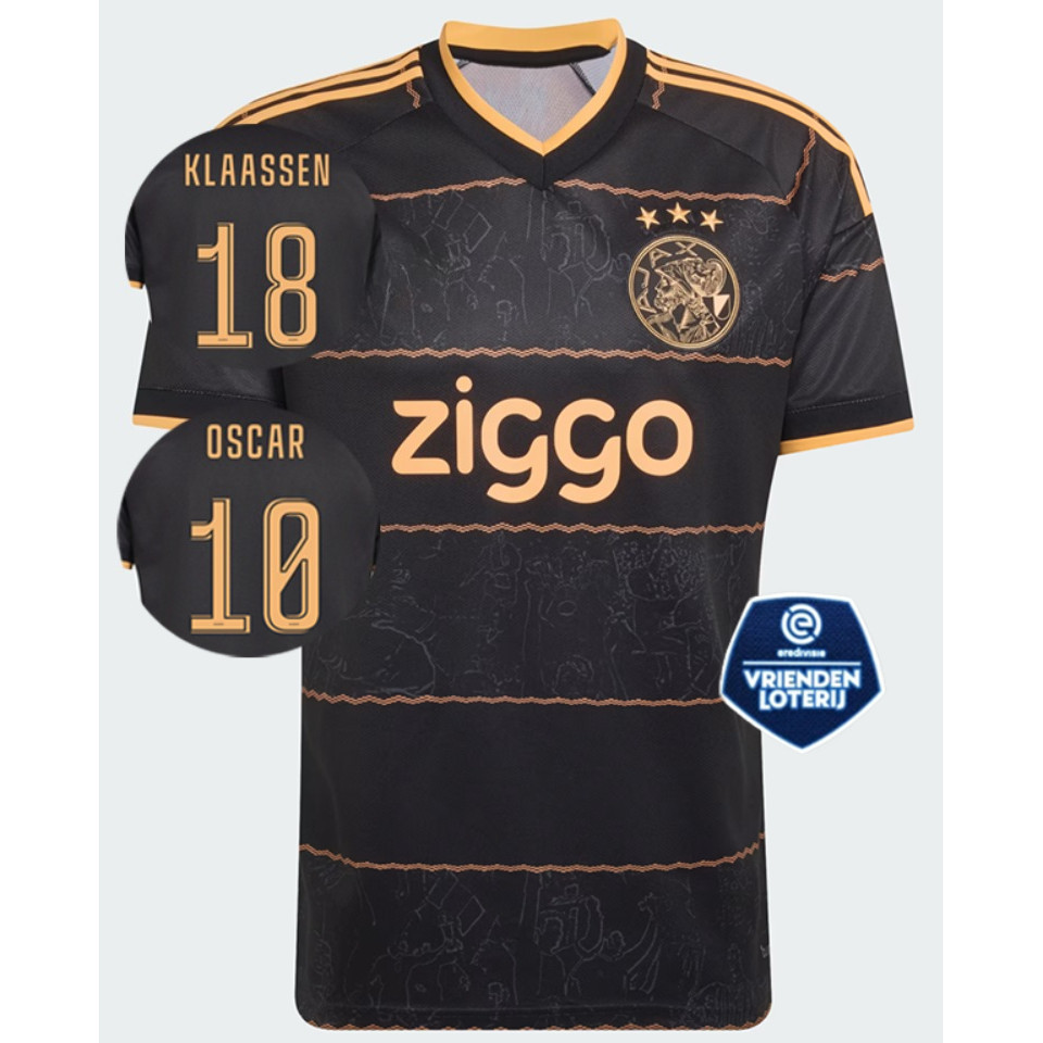 AjaxTeam Away เสื้อกีฬาเจอร์ซีย์รุ่นแฟนๆของฤดูกาล 26/27 S-4XL