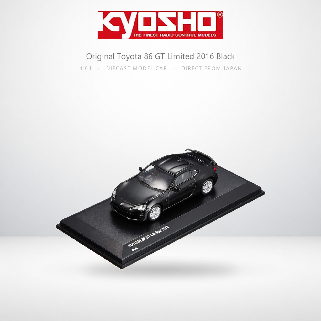 Kyosho Original 1/64 Toyota 86 GT Limited 2016 Black Finished Model