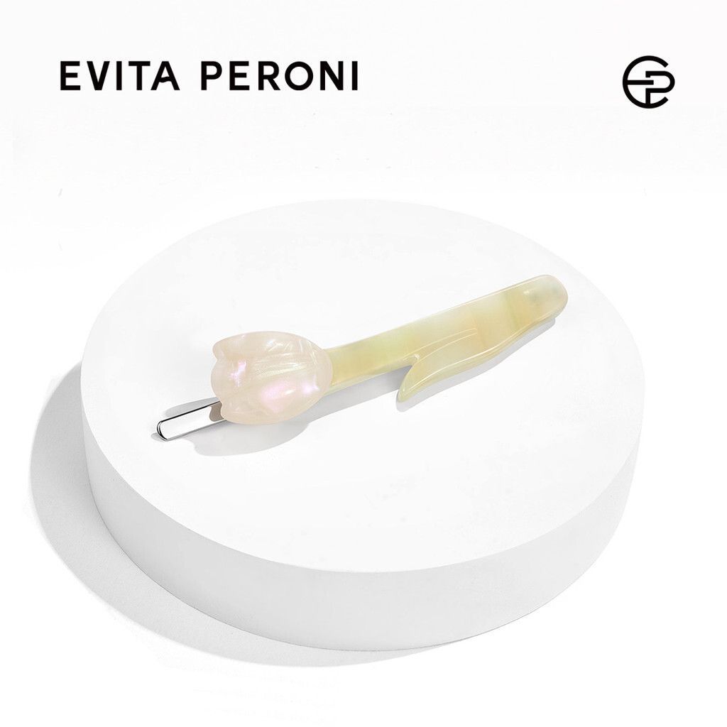 EVITA PERONI "Afton Tulips" Series Seren Bobby Pin กิ๊บติดผมคุณภาพสูง Klip Rahang เครื่องประดับผม
