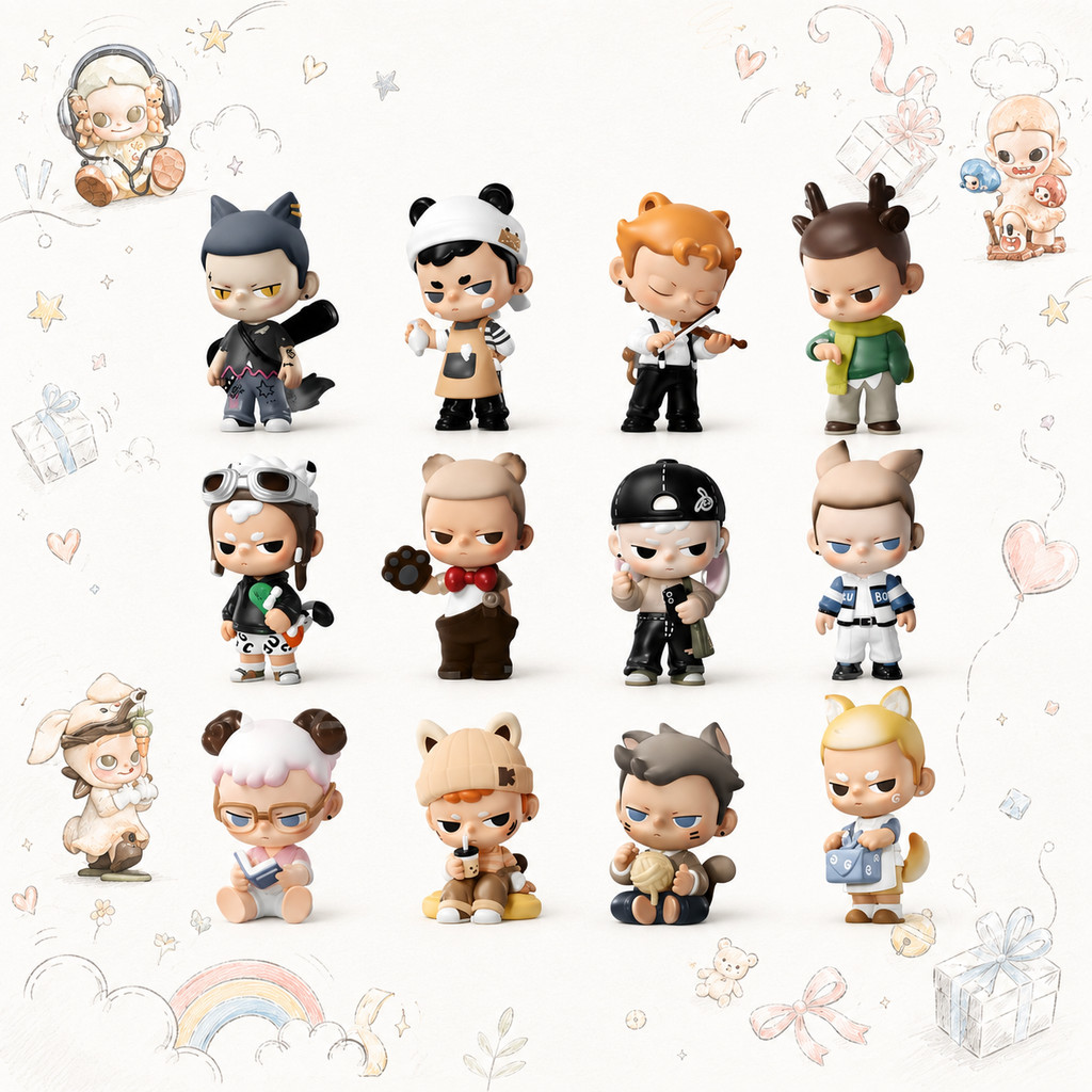 POPMART KUBO Every Moment Series Mystery Box ของขวัญเล่นอินเทรนด์