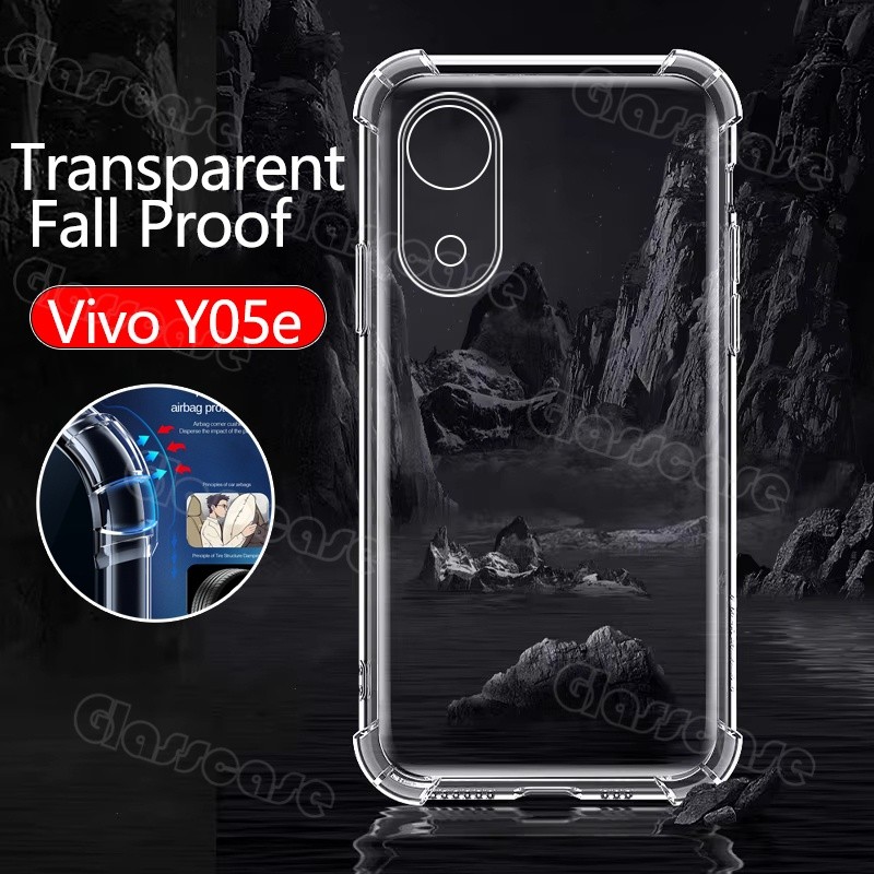 สําหรับ Vivo Y05e 2026 สําหรับ Vivo Y05e Y05 Y05eVivo VivoY05e Y 05 Y05 e VivoY05 โปร่งใส TPU เคสโทร