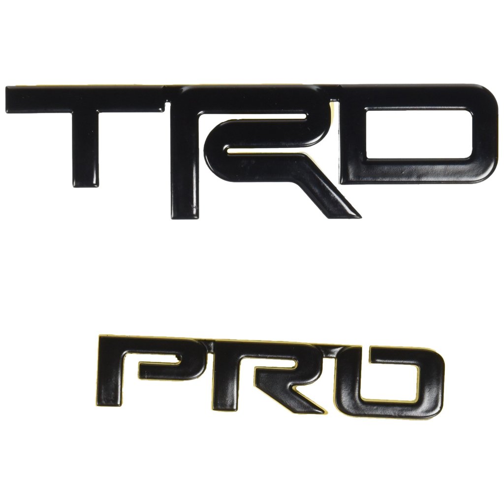 โลโก้ TRD แท้ Toyota PT413-00150 ตราสัญลักษณ์ TRD โลโก้ติดรถ อะไหล่แท้ ป้ายโลโก้