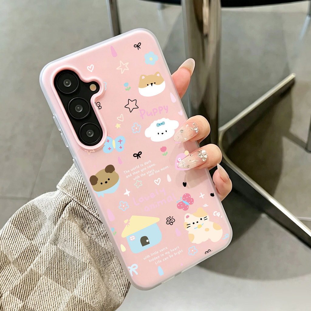 387.เคสโทรศัพท์ 2in1 For Samsung A07 A17 5G A27 A37 A57 A06 A16 A26 A36 A56 S26Ultra S25Ultra S24Ult