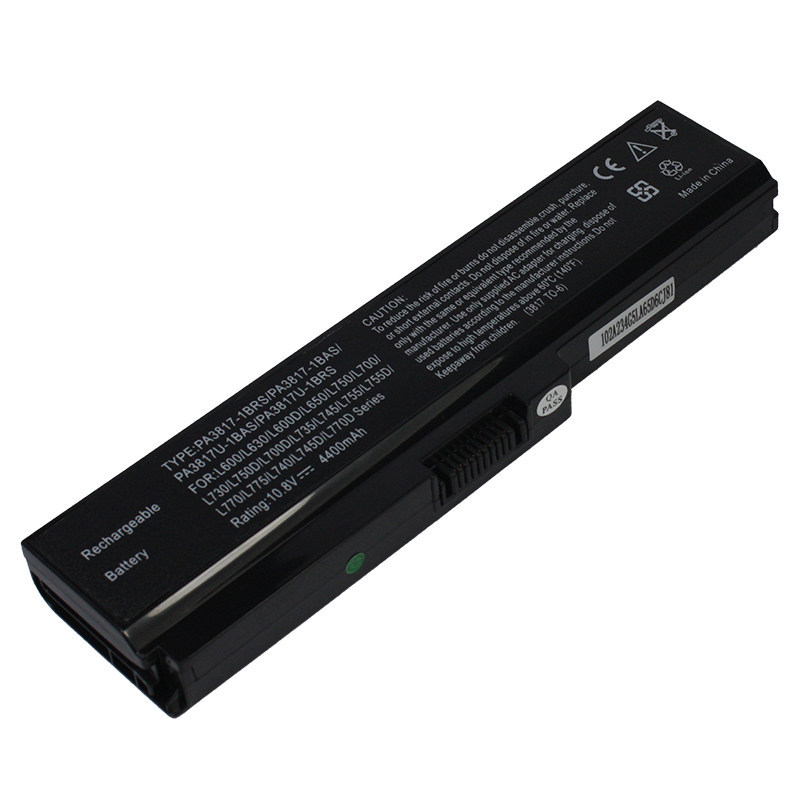 เหมาะสําหรับแบตเตอรี่แล็ปท็อป Toshiba L700 L630D C600 L730 M600 PA3817U L750