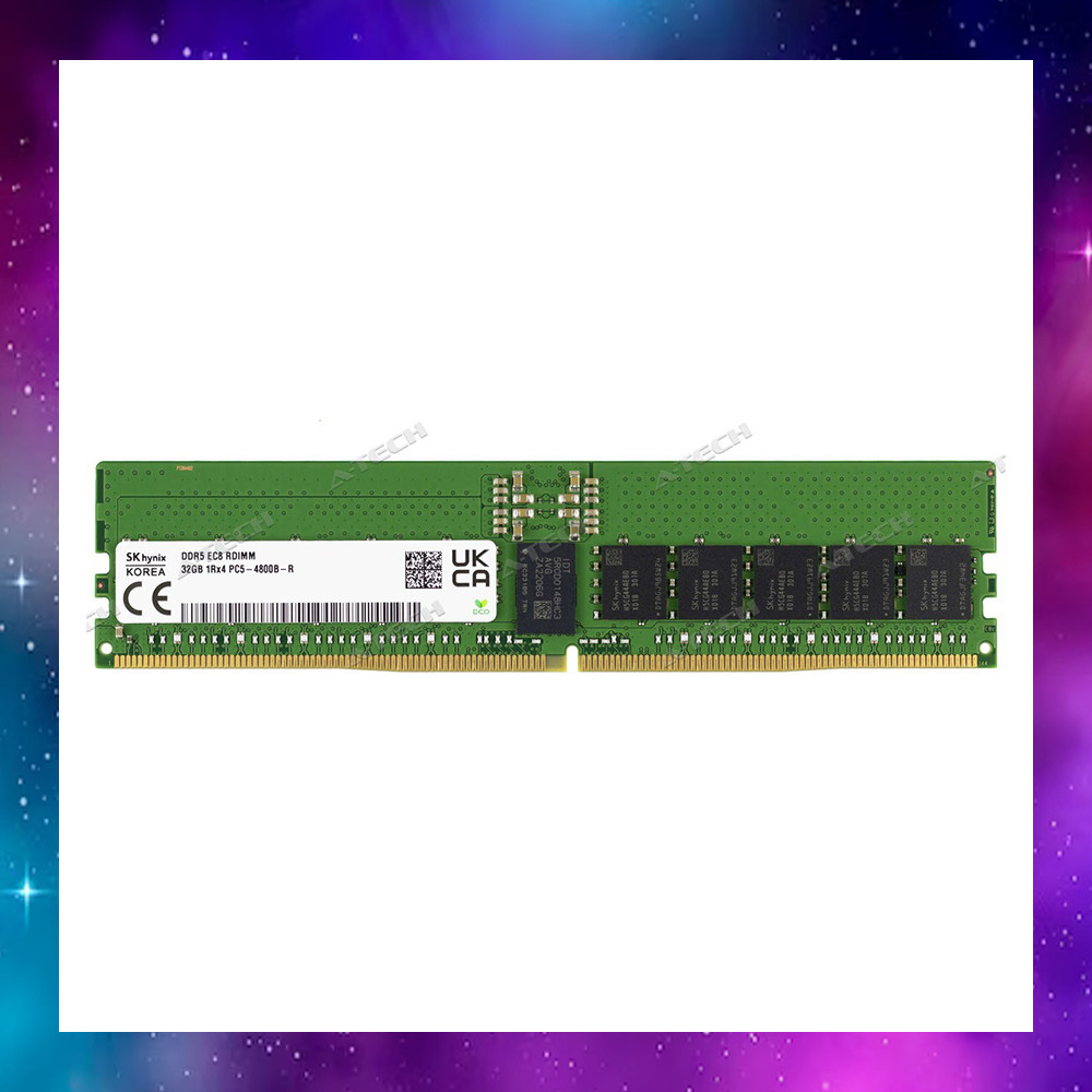 16GB (16GBx1) DDR5 5600MHz RAM (หน่วยความจำ) SK HYNIX SERVER 1Rx8 (HMCG78AGBEA081N) ใช้งานปกติ