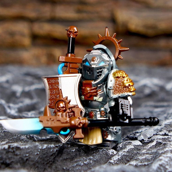 บล็อกตัวต่อนักรบสงครามอวกาศ 40000 กองทัพไซไฟแห่งอนาคต warhammer 40000