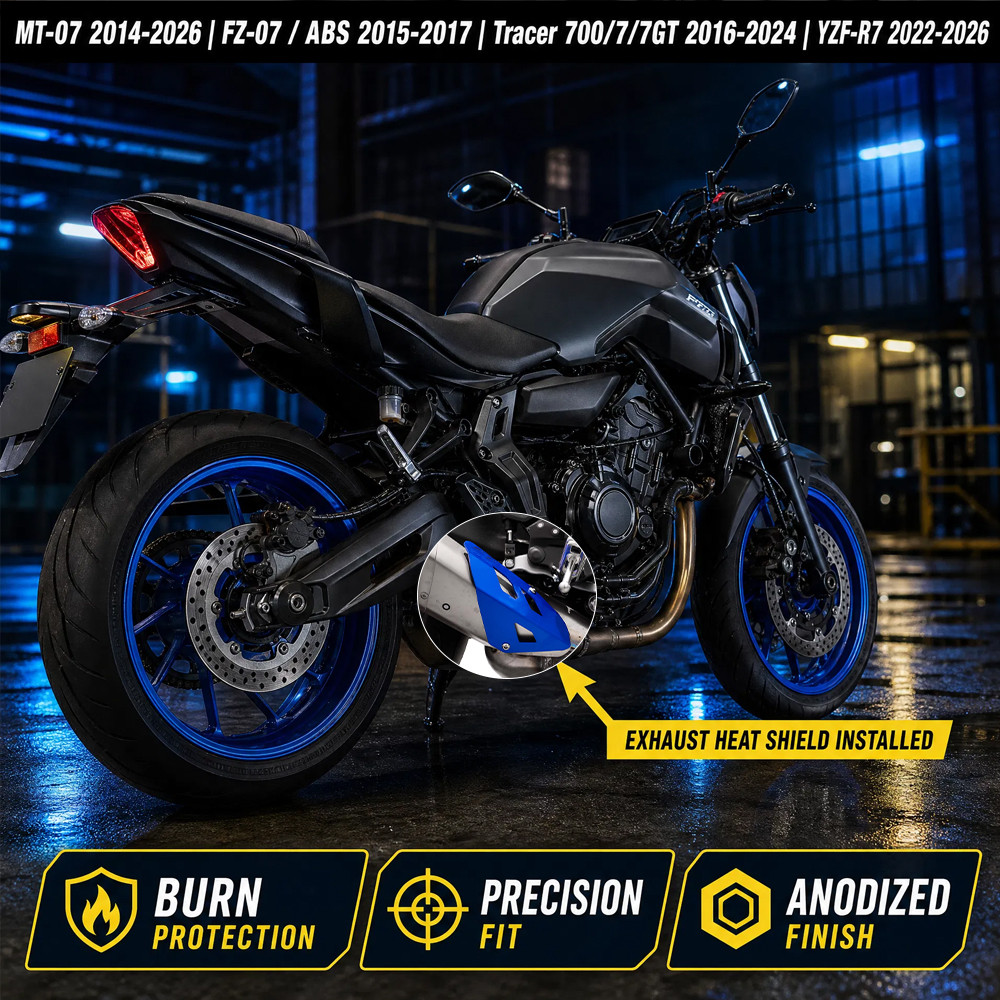 สําหรับ YAMAHA MT07 MT-07 FZ07 MT 07 Tracer700 YZF-R7 อุปกรณ์เสริมรถจักรยานยนต์ CNC ท่อไอเสียท่อ Pro