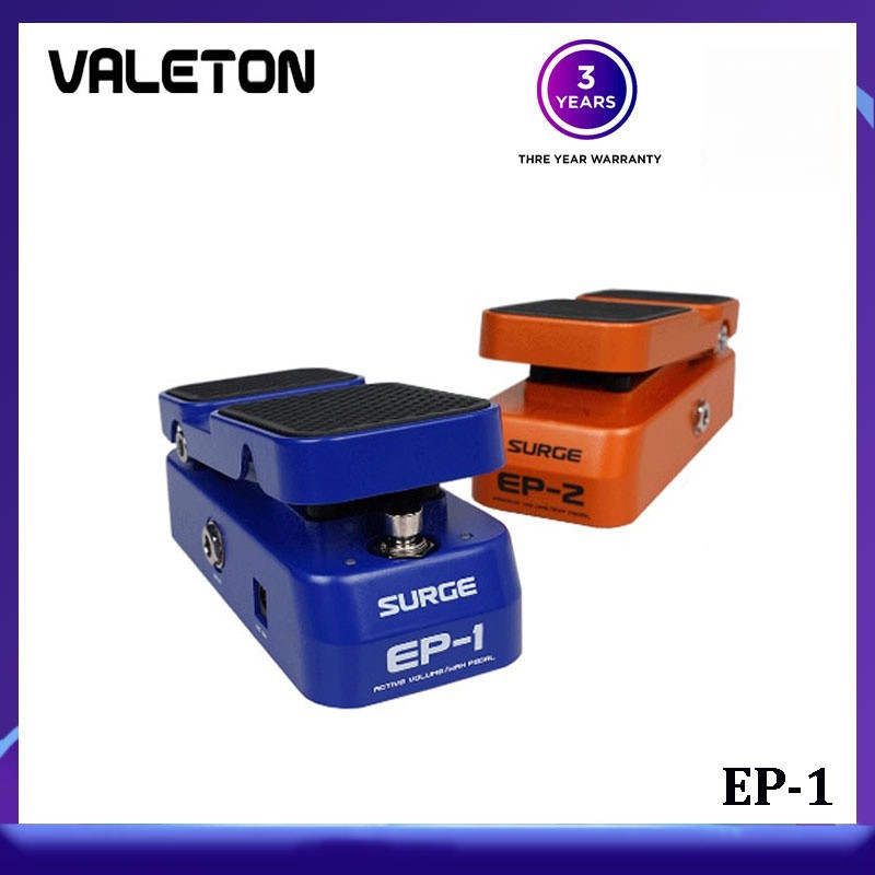 Valeton EP-1 Active Volume Combo Wah Mods เอฟเฟคกีตาร์เหยียบ 2 Power 2-in-1 Footswitch
