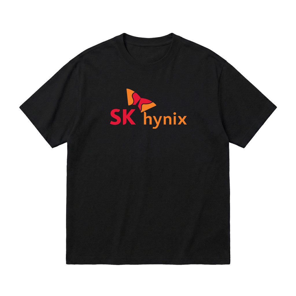 เกาหลี SK hynix hynix เสื้อยืดผ้าฝ้ายแท้ Semiconductor ชิปอุปกรณ์ต่อพ่วงผู้ชายผู้หญิงสไตล์เดียวกันหล