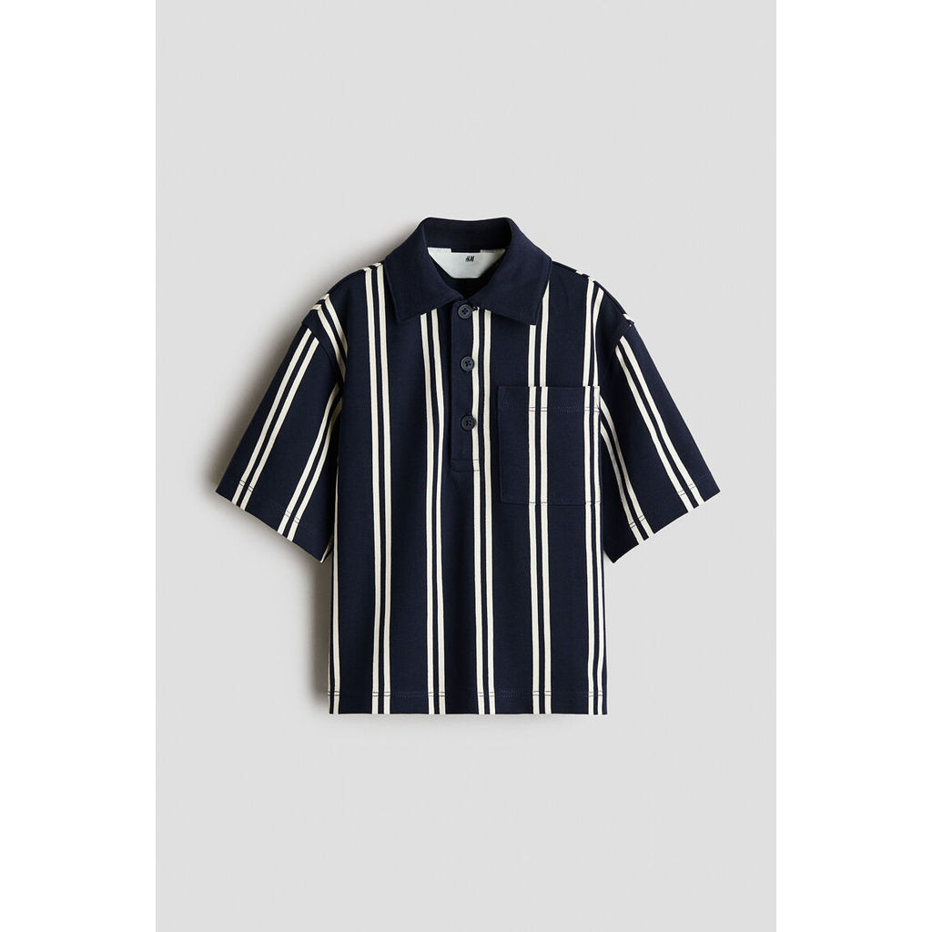H&M(เอชแอนด์เอ็ม) เสื้อโปโลผ้าคอตตอนปิเก้ เด็กชาย 1347427_2