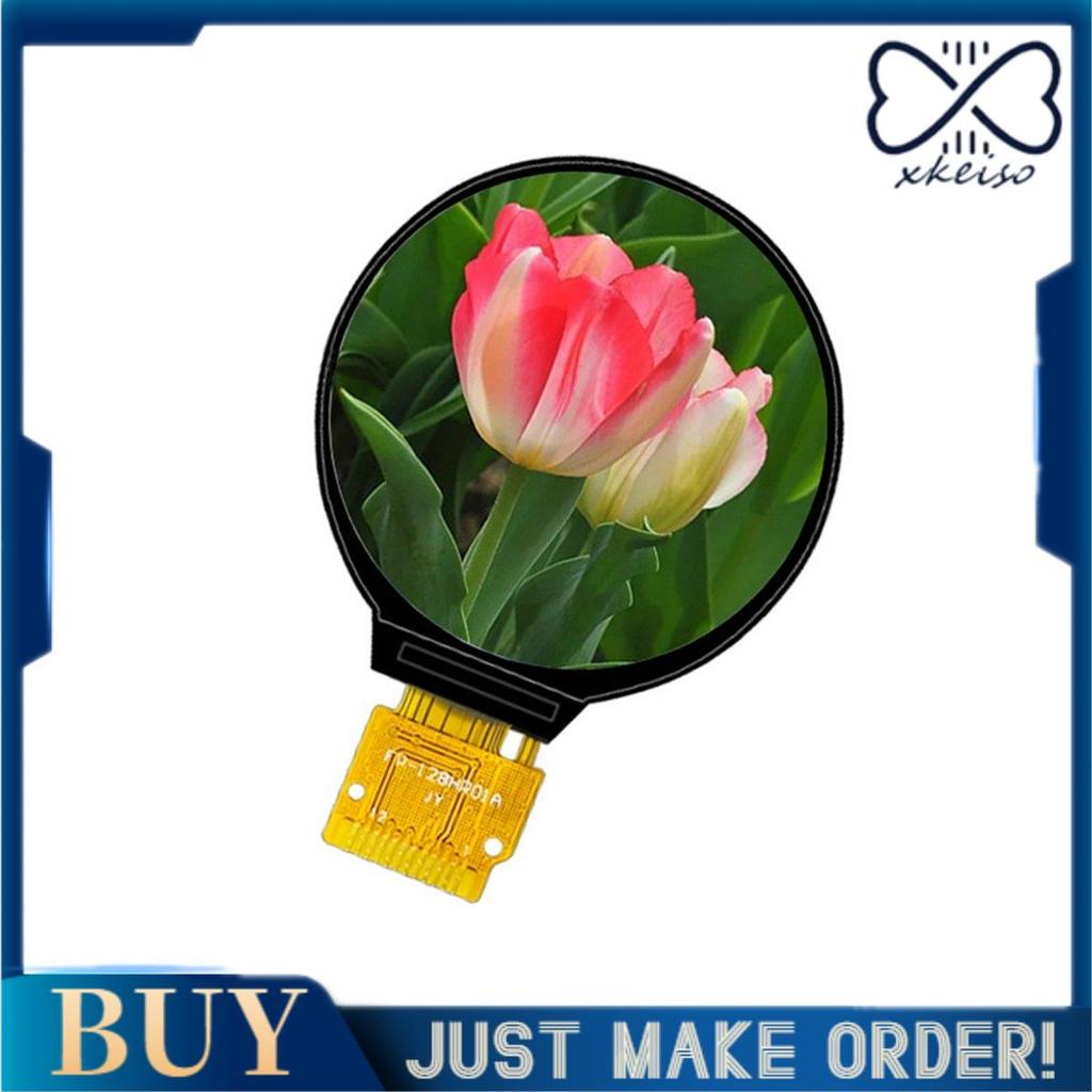 1 ชิ้น 1.28 นิ้ว IPS จอแสดงผล LCD สีดํา PCB HD Ips LCD GC9A01 ไดร์เวอร์