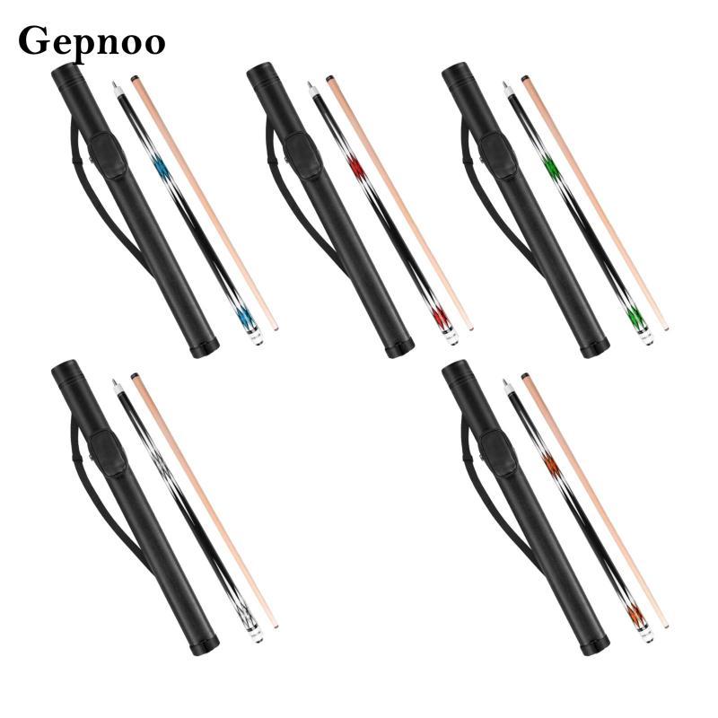Gepnoo Pool Cue Stick Professional Snooker Club Hard Pool 1/2 Cue Case Snooker Cue