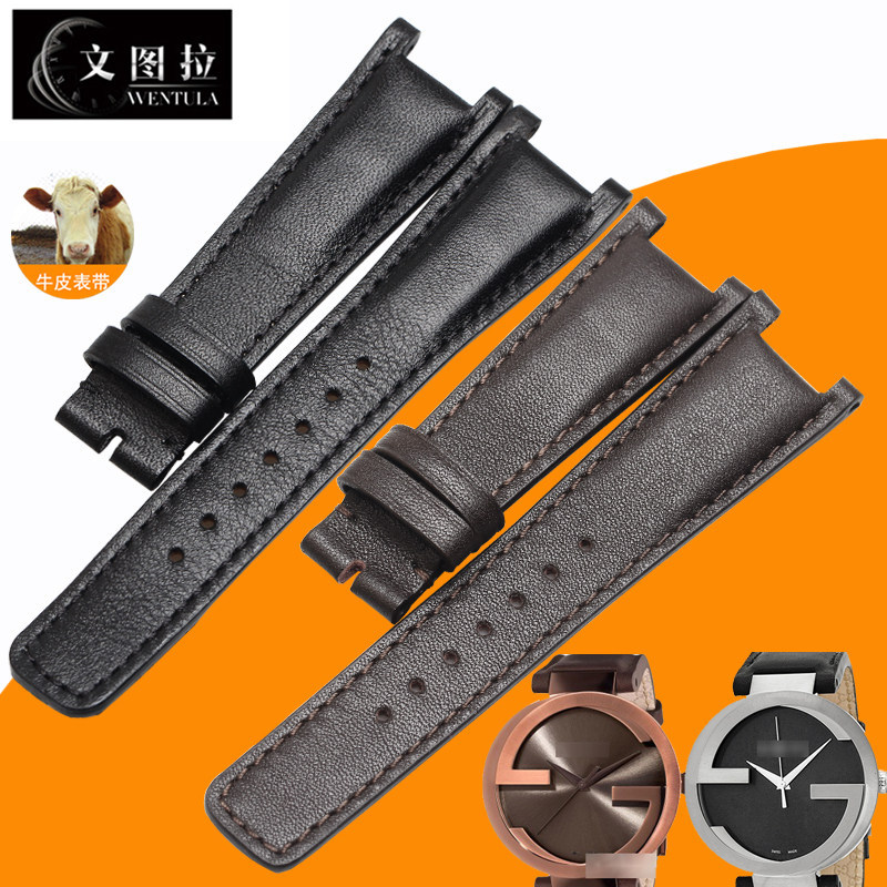 Ventura ปรับให้เข้ากับ gucci gucci Strap หนังแท้หญิง GC gucci สายนาฬิกา Notch ya133309ชาย