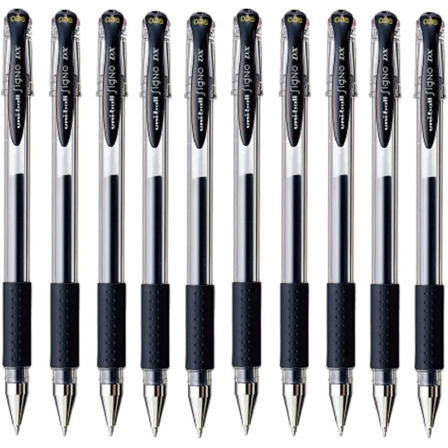 Uni-ball Signo Dx Um-151 Gel Ink Pen - 0.38 มม. - 10 ชิ้น - สีดํา - ดินสอ Uni Mitsubishi