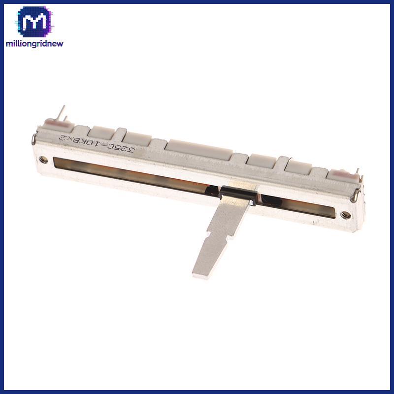 [ล้านgridnew] 1 PC RS45 Series Straight Slip Potentiometer Pitch Tempo Fader 10KB2 DCV1024 ความยาวรว