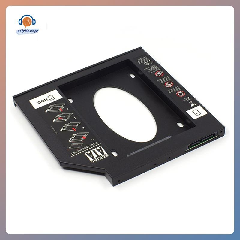 AFl พลาสติก 9.0 มม.9.5 มม.12.7 มม.HDD แคดดี้ SATA 3.0 ฮาร์ดดิสก์ไดรฟ์ SSD กล่องสําหรับแล็ปท็อป CD-RO