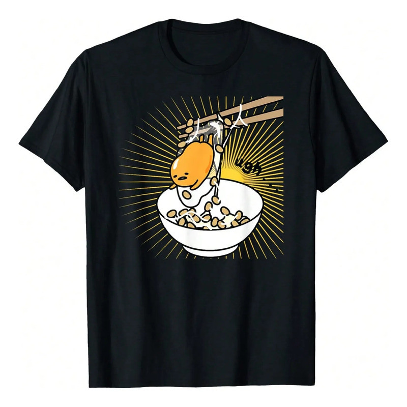 Camiseta Gudetama Ugh ชามข้าว