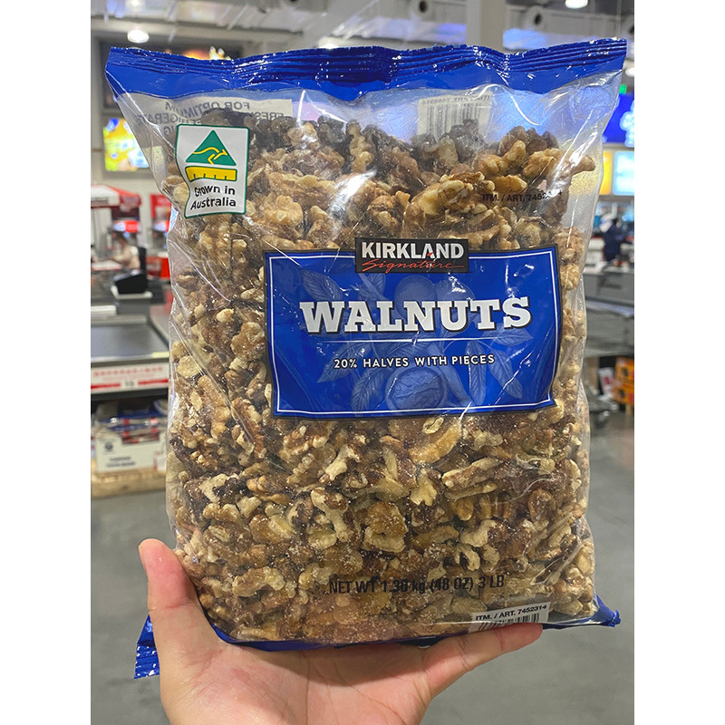 Costco Costco Macadamia Nuts Kirkland Shelled วอลนัทดิบเนื้อดั้งเดิม 1.36กก.