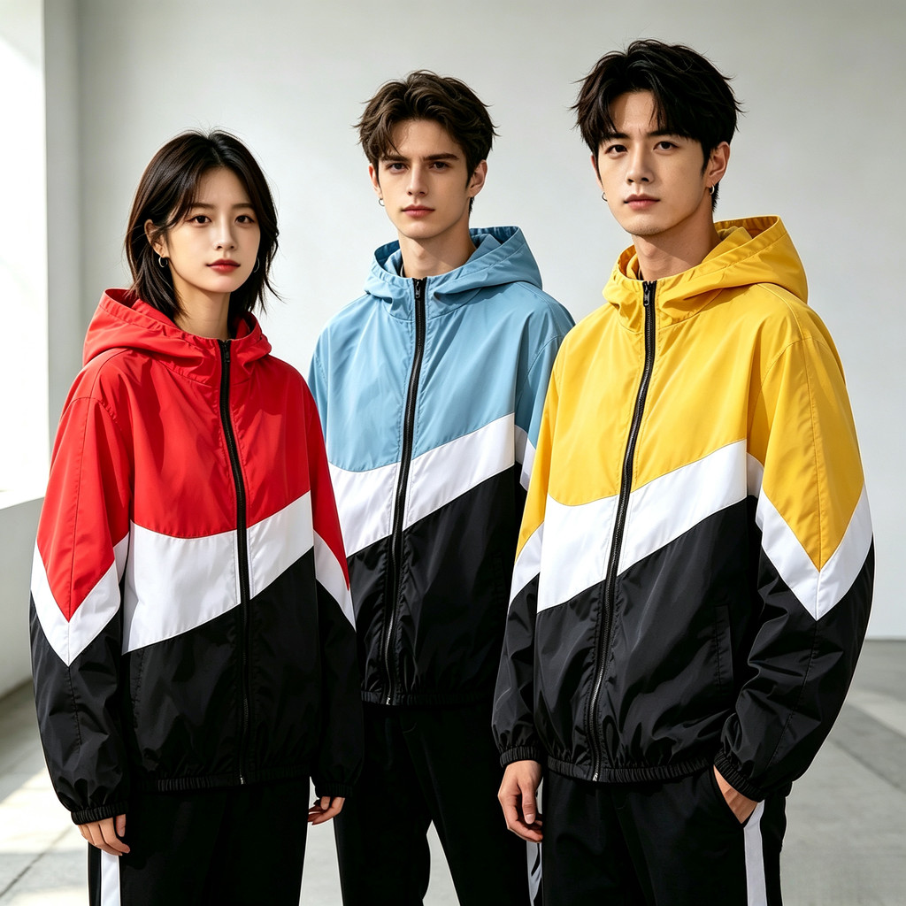 เสื้อคลุมฮู้ดแขนยาว ยูนิเซ็กซ์ สไตล์เกาหลีญี่ปุ่น เสื้อกันลมกันแดดบางเบา เหมาะขี่จักรยาน ส่งจากกรุงเทพฯ พร้อมส่ง