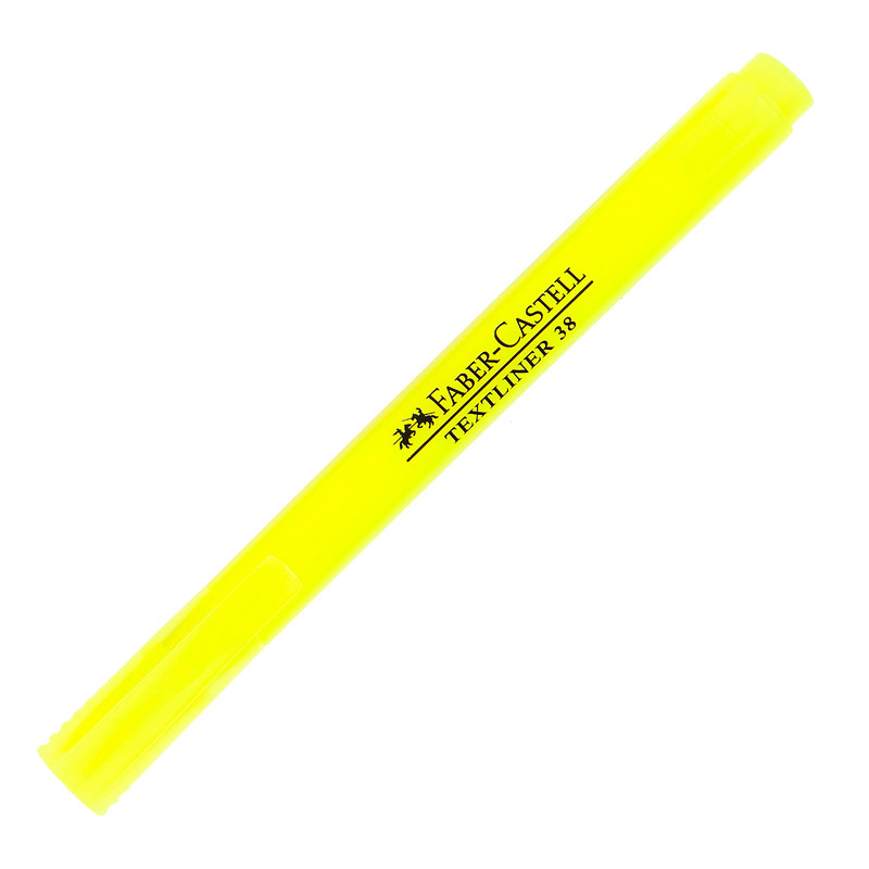 FABER-CASTELL ปากกาเน้นข้อความ รุ่น POCKET สีเหลือง ชนิดหัวตัด ขนาดเส้น 1-4 มม.