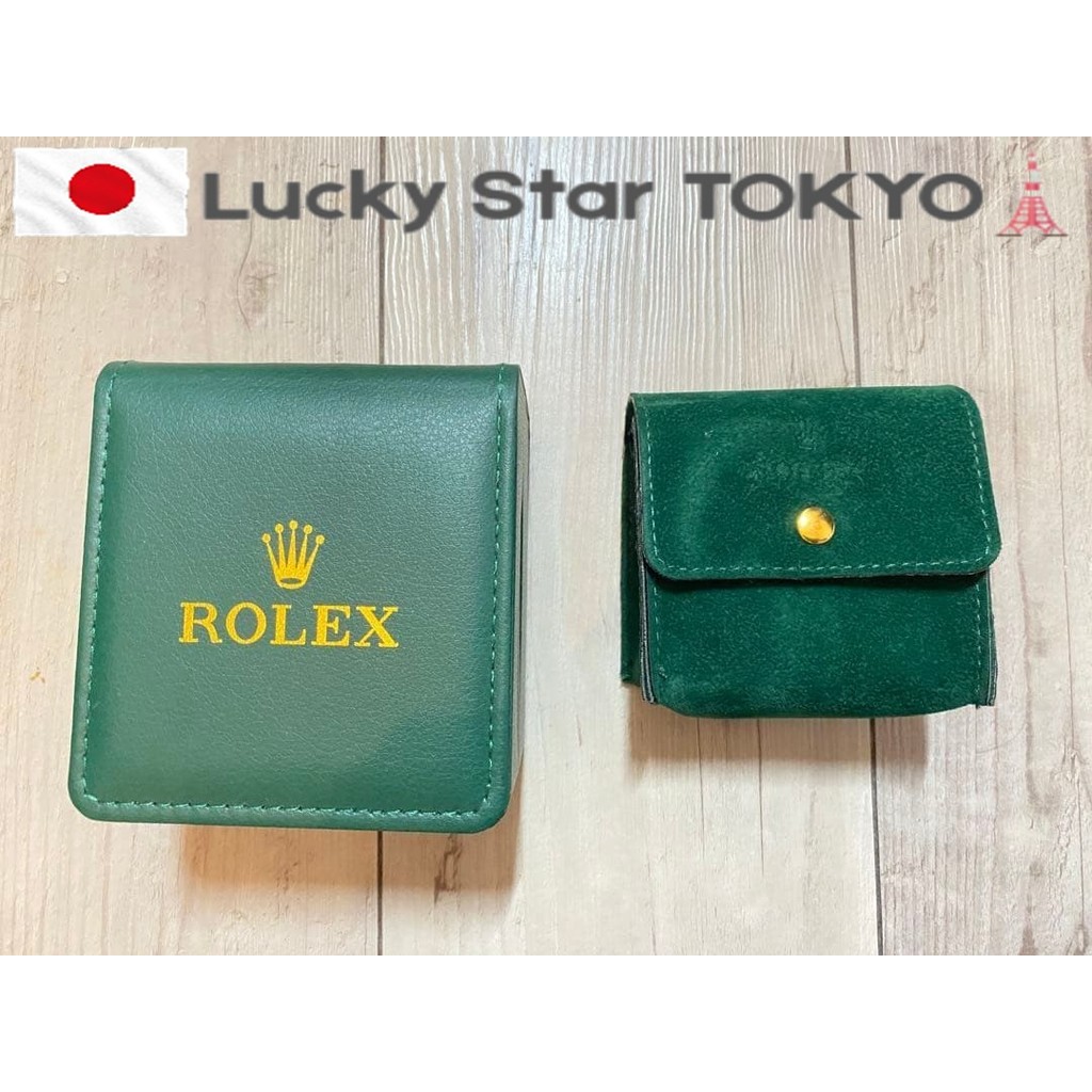 ROLEX (Rolex) Portable Watch Case, Empty Box, Green /【Used from Japan】
