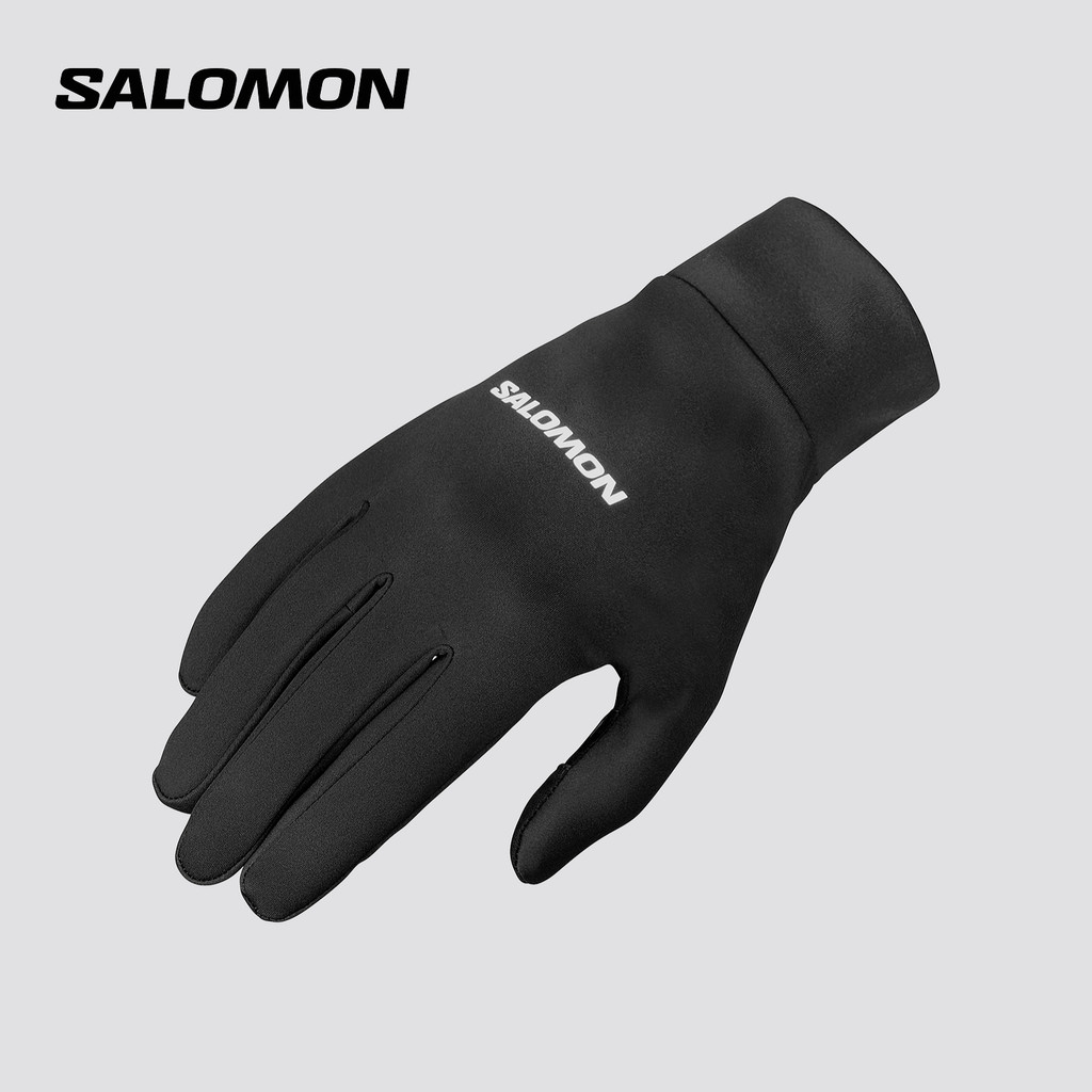 Salomon Salomon Salomon กีฬากลางแจ้งวิ่งผู้ชายผู้หญิงถุงมือ TECH SOFTSHELL ถุงมือ U
