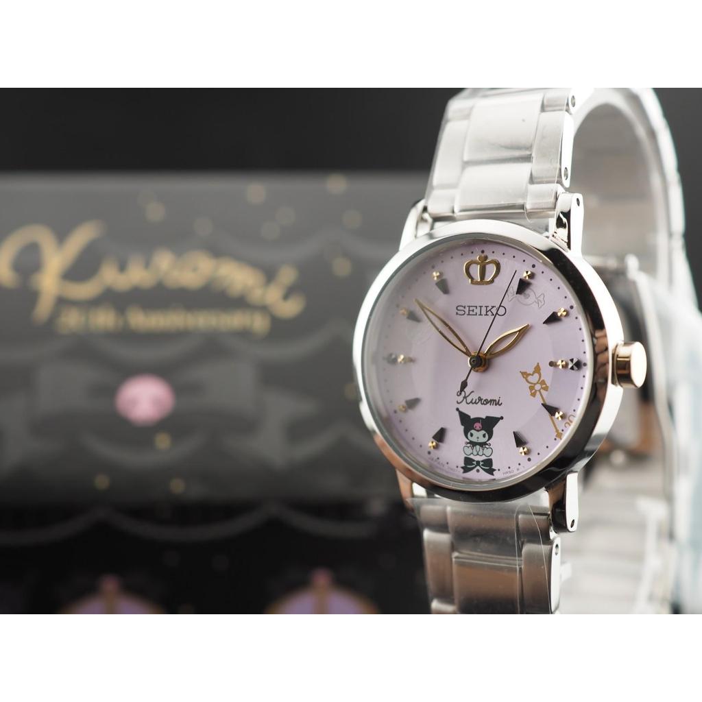 NOS Seiko Sanrio Kuromi 20th Anniversary 7N01-HFN0 Pink Qz 29mm Womens Watch